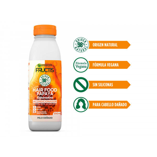 Hair Food Mamão Condicionador Reparador 350 ml - Garnier - Fructis - 2