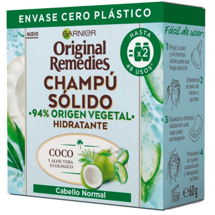 Shampoo Sólido - Remédios Originais - Garnier : Coco - 1