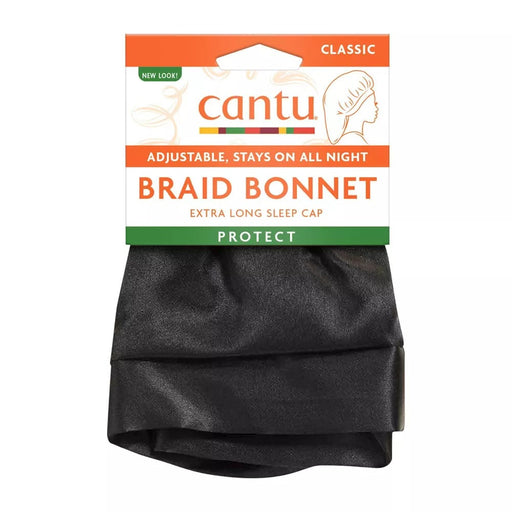 Touca de dormir extra longa - Boné trançado - Preto - Cantu - 1