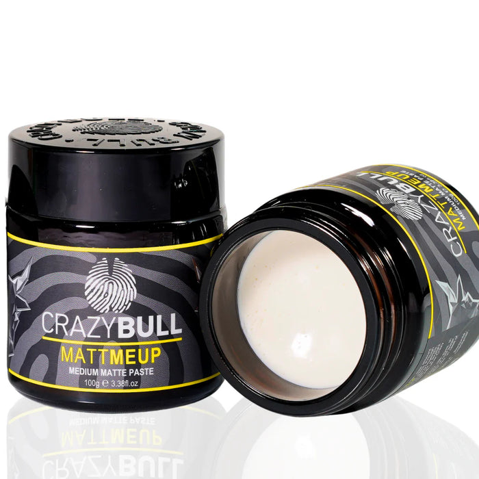 Pasta Mate para pentear cabelo - MattMeUp 100g - Crazy Bull - 4
