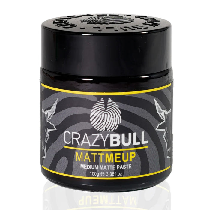 Pasta Mate para pentear cabelo - MattMeUp 100g - Crazy Bull - 1