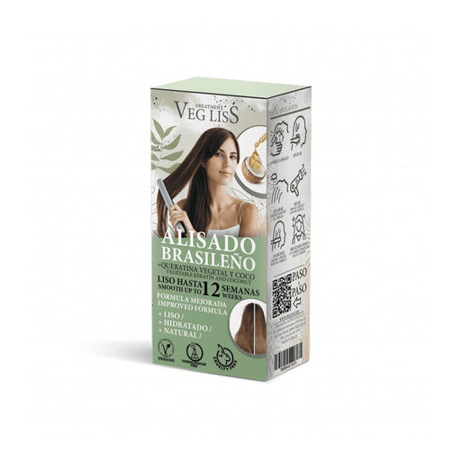 🌿💆‍♀️ Alisamento Brasileiro com Queratina Vegetal e Coco - VegLiss | Liso Perfeito, Natural e sem Danos - Vegliss - 1