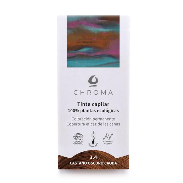 Tinta Chroma BIO - Chroma : 3.4 Castaño Medio Caoba - 1