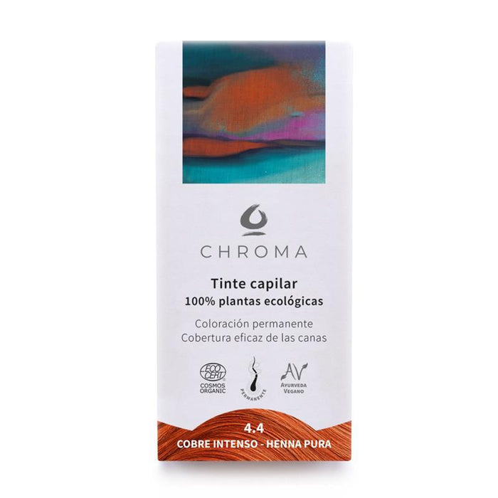 Tinta Chroma BIO - Chroma : 4.4 Cobre Intenso - Henna Pura - 1