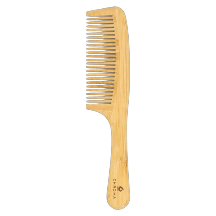 Pente de bambu ideal para desembaraçar com cabo - Chroma - 1