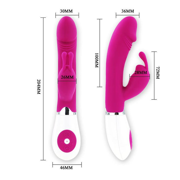 Vibrador Pretty Love com Rabbit Gene - Flirtation - 6