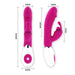 Vibrador Pretty Love com Rabbit Gene - Flirtation - 6