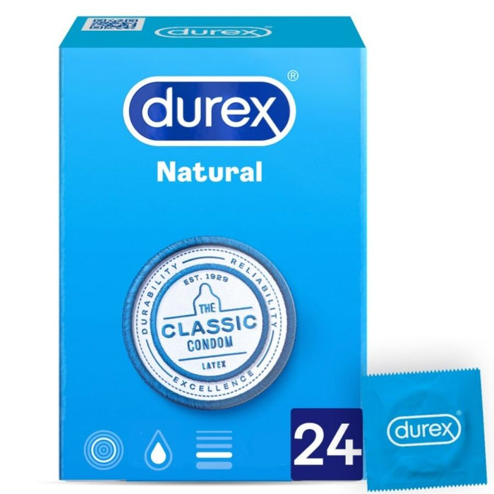 Preservativos Natural Plus 24 Unidades - Durex - 1