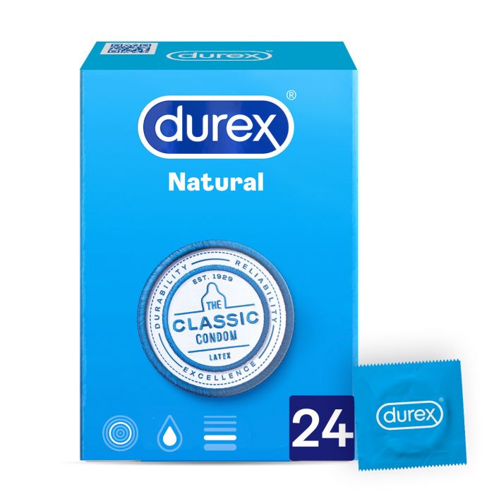 Preservativos Natural Plus 24 Unidades - Durex - 1