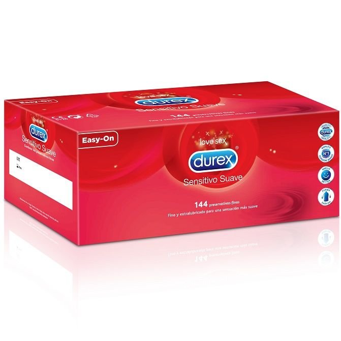 Preservativos macios e sensíveis - 144 unidades - Durex - 3