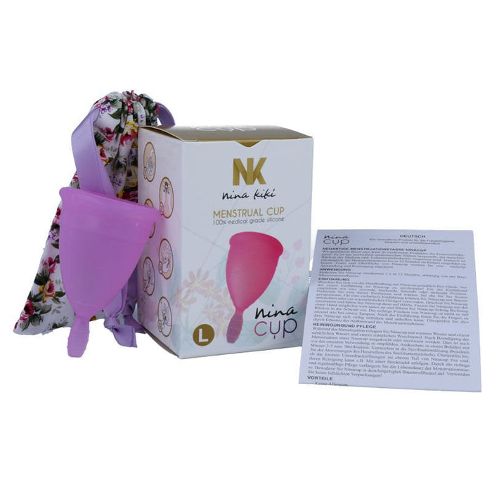 Nina Cup Copo Menstrual Tamanho L Lilás - Nina Kiki - Nina Kikí - 1