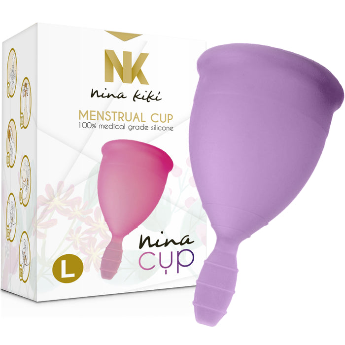 Nina Cup Copo Menstrual Tamanho L Lilás - Nina Kiki - Nina Kikí - 4