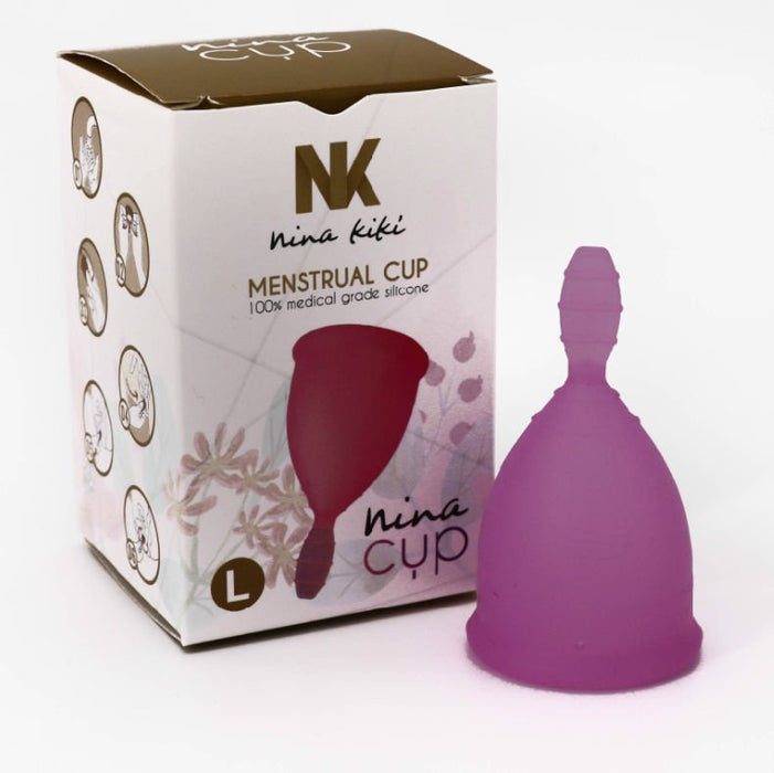 Nina Cup Copo Menstrual Tamanho L Lilás 6 + 1 Grátis - Nina Kiki - Nina Kikí - 1