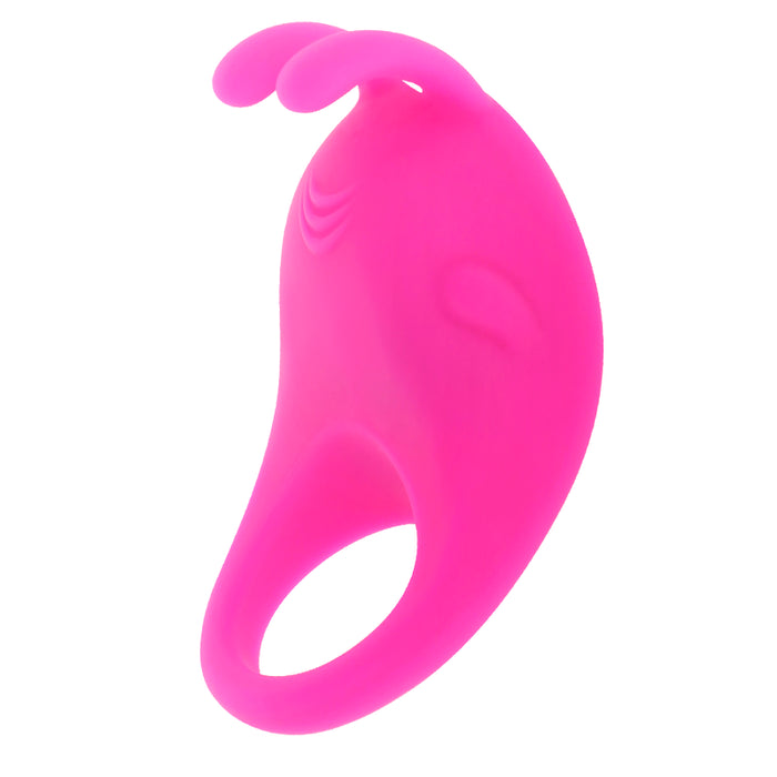 Anel Vibratório de Silicone Premium Rosa Brad - Moressa - 1