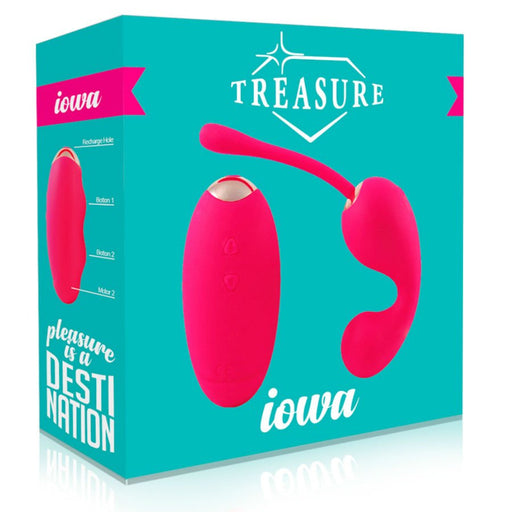 Estimulador Iowa Silicone Rosa - Treasure - 2