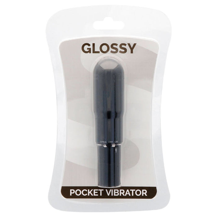 Vibrador de Bolso Preto - Glossy - 1