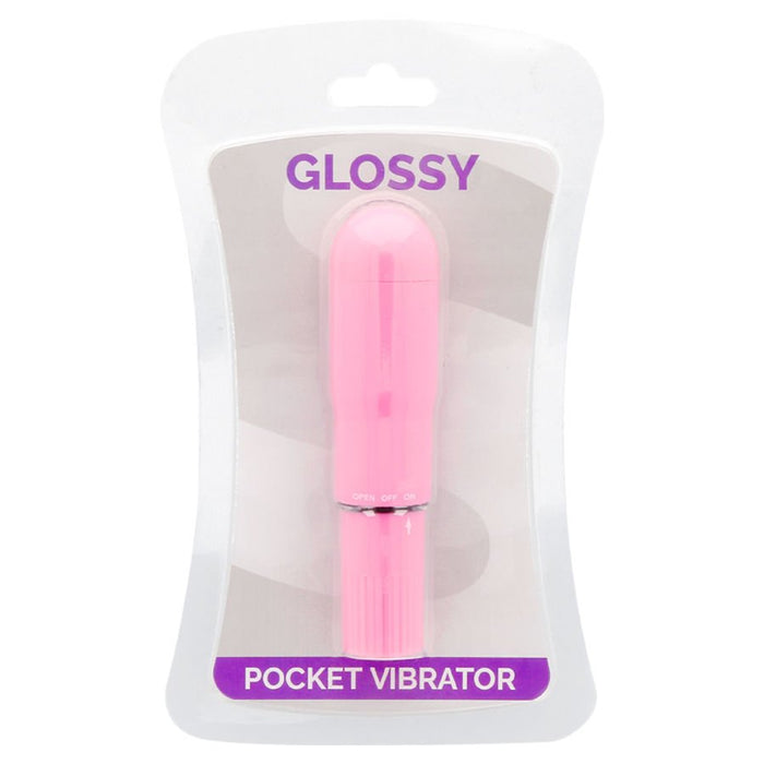 Vibrador de Bolso Rosa Intenso - Glossy - 2