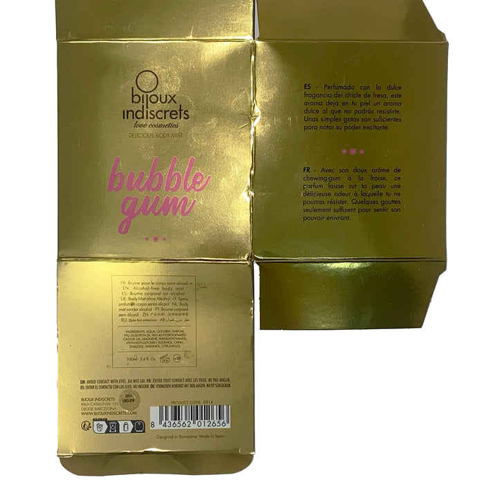 Goma de mascar corporal Névoa de goma de mascar sabor morango 100 ml - Love Cosmetiques - Bijoux - 2