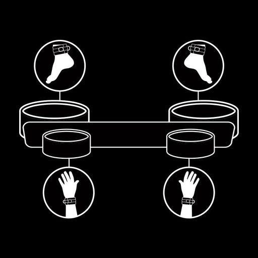 Fetiche Submisso Barra Separadora Bondage - Fetish Fantasy Gold - 2