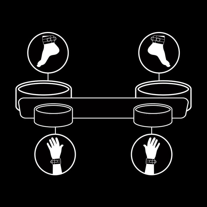 Fetiche Submisso Barra Separadora Bondage - Fetish Fantasy Gold - 2