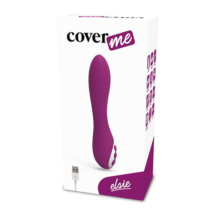 Vibrador recarregável Elsie 10 velocidades flexível e submersível - Coverme - 3