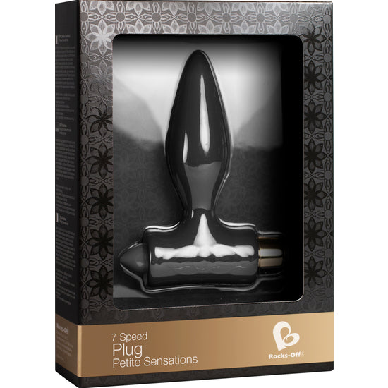Plug Anal para Iniciantes Petite Sensations - Preto - Rocks-off - 2