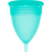 Copo menstrual de silicone tamanho L água-marinha - Stercup - 4