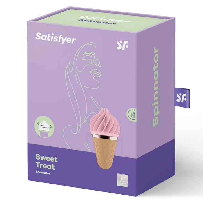 Sweet Treat Spinnator Marron &amp; Rosa - Satisfyer - 3