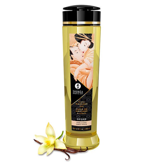 Óleo de massagem erótica Vanilla Desire - Óleos - Shunga - 1