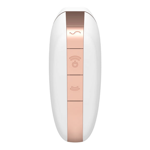 Connect Estimulador Clitoriano Triângulo amoroso Branco / Dourado - Satisfyer - 2