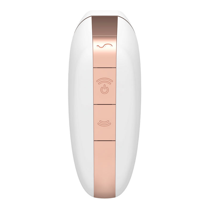 Connect Estimulador Clitoriano Triângulo amoroso Branco / Dourado - Satisfyer - 2