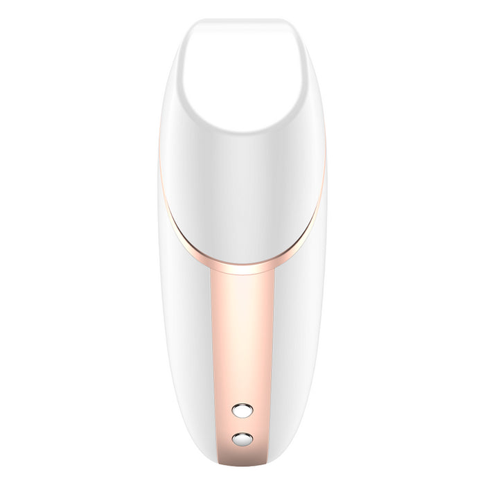 Connect Estimulador Clitoriano Triângulo amoroso Branco / Dourado - Satisfyer - 6