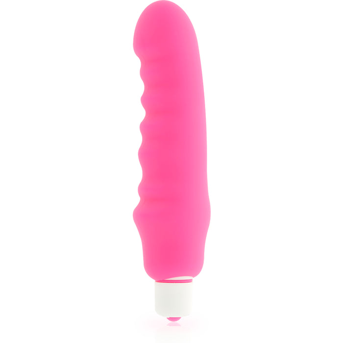 Vibrador de silicone rosa Genius - Dolce Vita - 2