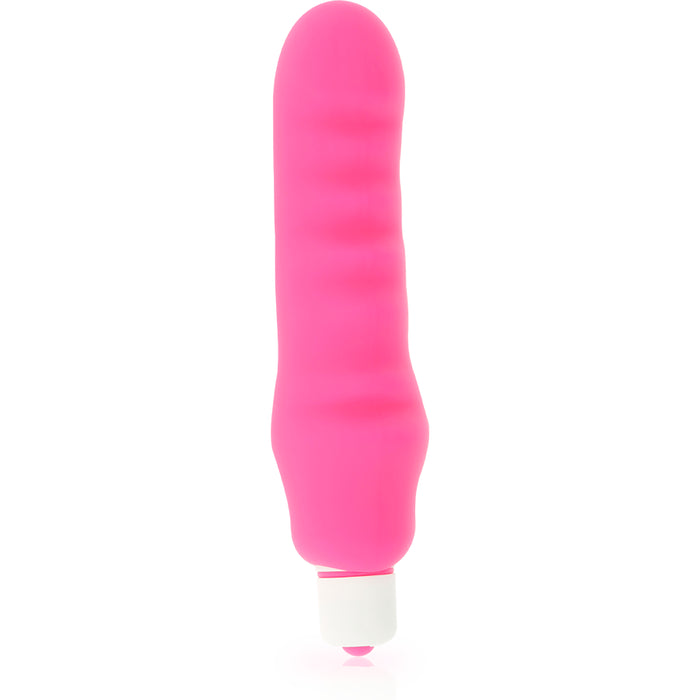 Vibrador de silicone rosa Genius - Dolce Vita - 3