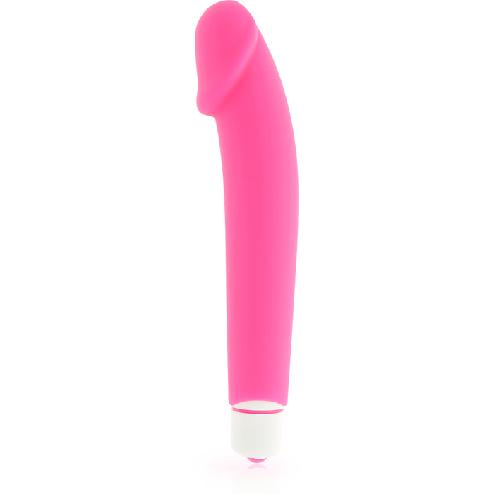 Vibrador de silicone rosa realista - Dolce Vita - 2