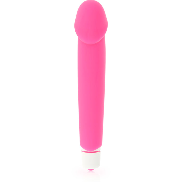 Vibrador de silicone rosa realista - Dolce Vita - 4