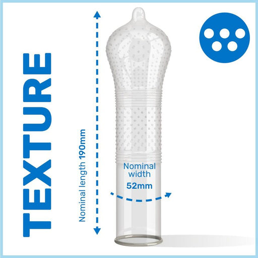 Preservativos Pontos de Intensidade e Estrias 144 Unidades - Pasante - 2