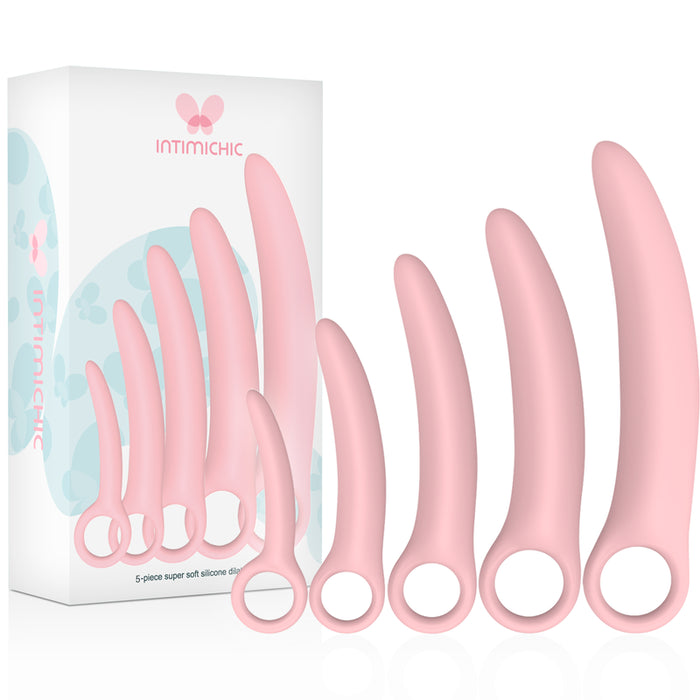 Conjunto de 5 peças de dilatador de silicone - Intimichic - 2