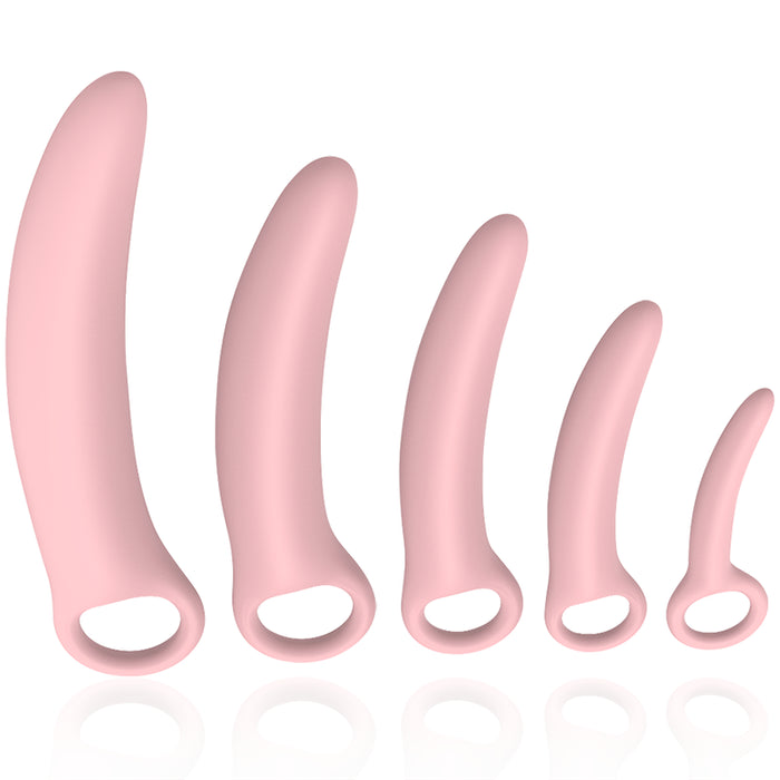 Conjunto de 5 peças de dilatador de silicone - Intimichic - 4