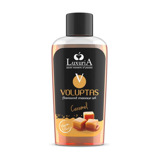 Luxuria Voluptas Gel de Massagem Comestível e Efeito Calor - Caramelo 100 ml - Intimateline - 1