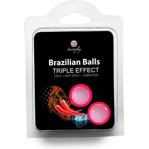 Conjunto Secret Play 2 Bolas Brasileñas Triple Efeito - Secret Play - 2