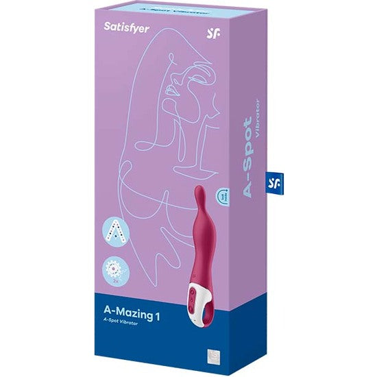 A-mazing 1 Vibrador Ponto A - Berry - Satisfyer - 3