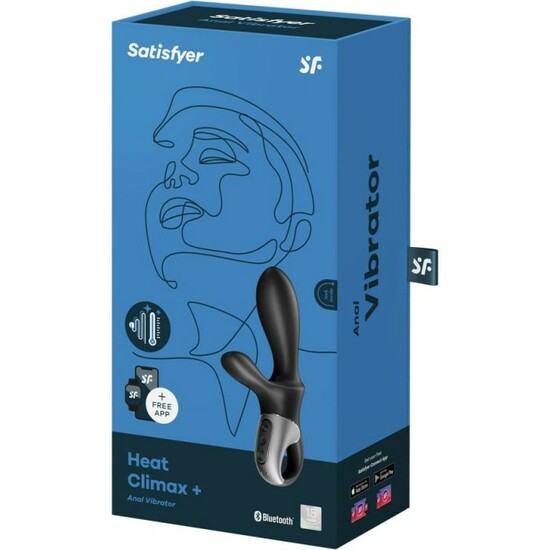 Climax de Calor + Vibrador Anal App - Preto - Satisfyer - 2