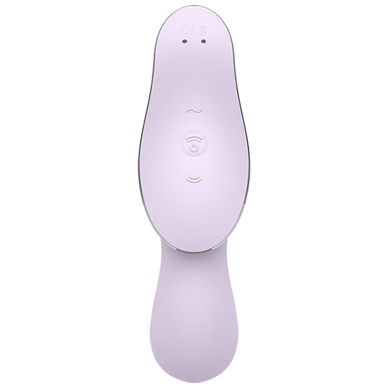 Estimulador e Vibrador Curvy Trinity 2 - Roxo - Satisfyer - 4