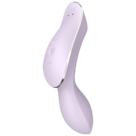 Estimulador e Vibrador Curvy Trinity 2 - Roxo - Satisfyer - 5