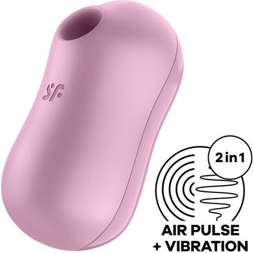 Estimulador e Vibrador Cotton Candy - Lilás - Satisfyer - 1