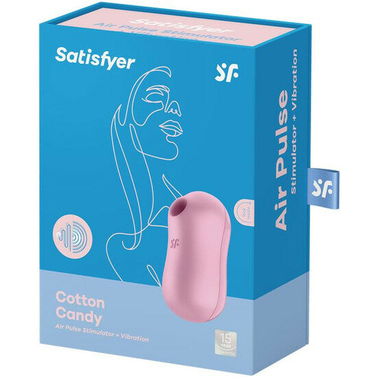 Estimulador e Vibrador Cotton Candy - Lilás - Satisfyer - 7