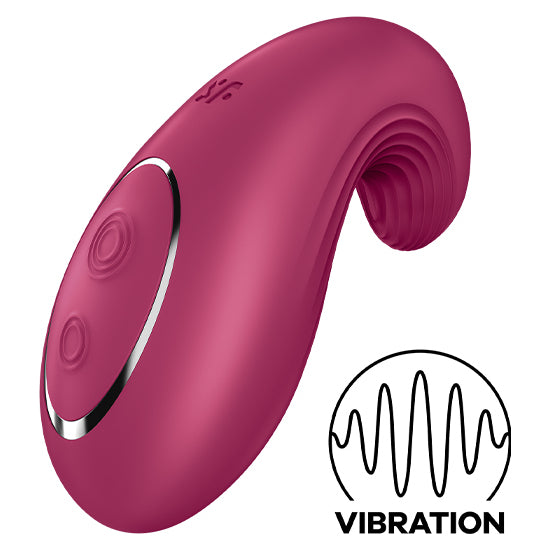 Dipping Delight Vibrador Lay-on - Vermelho - Satisfyer - 7