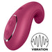 Dipping Delight Vibrador Lay-on - Vermelho - Satisfyer - 7