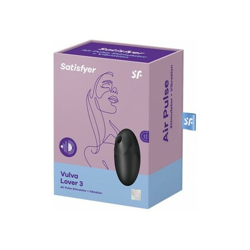 Amante de Vulva 3 Estimulador e Vibrador - Preto - Satisfyer - 2